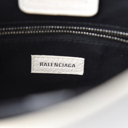 Balenciaga Calfskin Logo XXS Shopping Tote White 8 of 10
