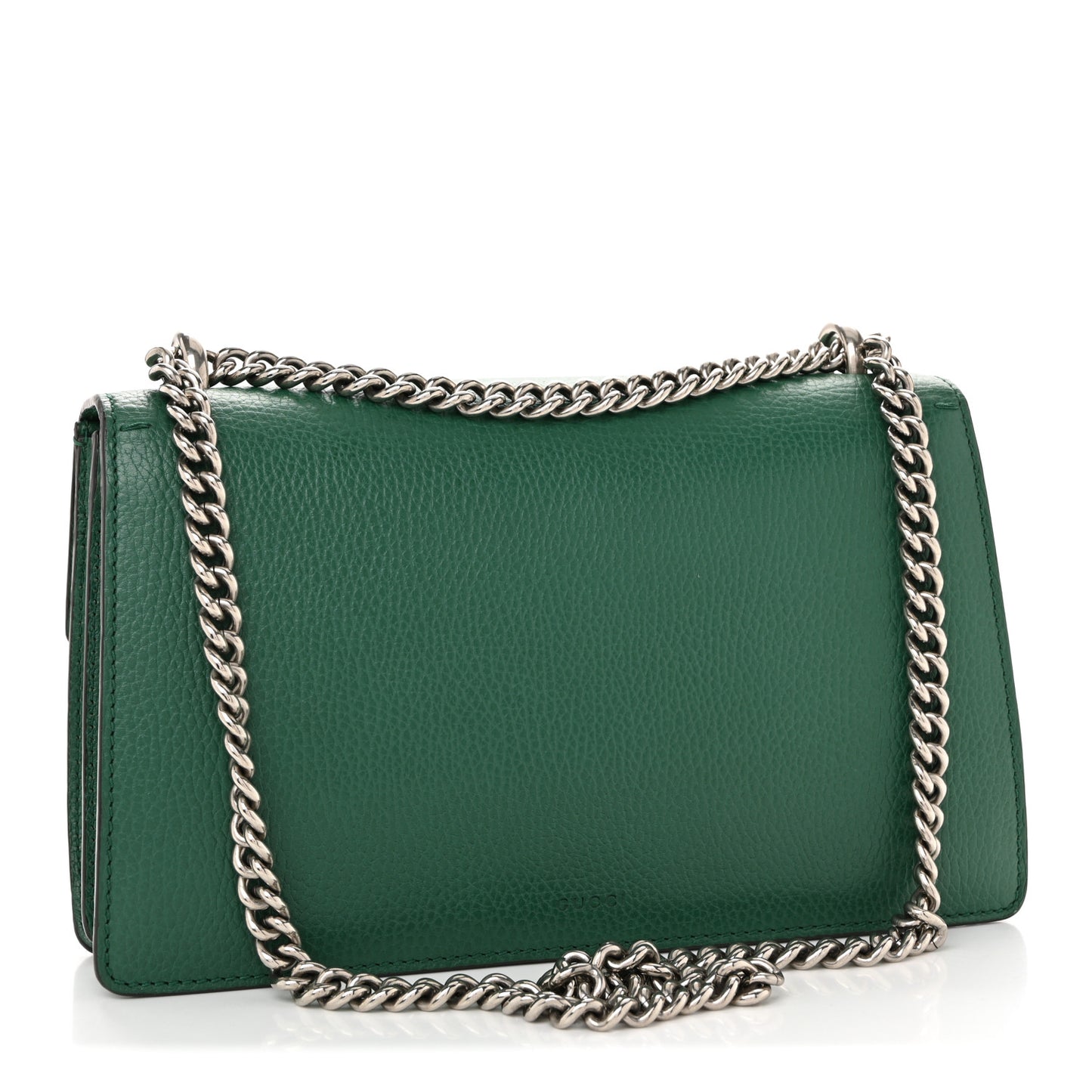 Dollar Calfskin Crystal Small Dionysus Shoulder Bag Emerald