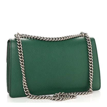 Gucci Dollar Calfskin Crystal Small Dionysus Shoulder Bag Emerald 3 of 12
