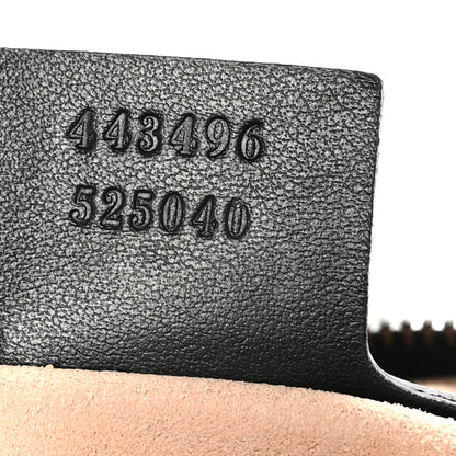 Gucci Calfskin Matelasse Medium GG Marmont Shoulder Bag Black 7 of 10