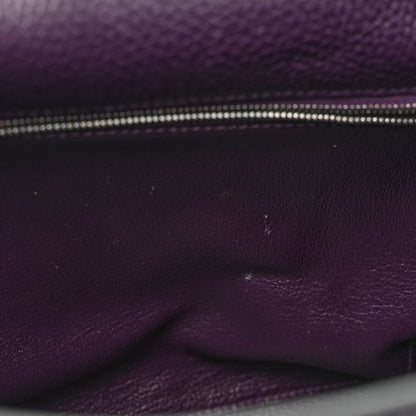 Hermes Taurillon Clemence Kelly Retourne 35 Raisin 10 of 18