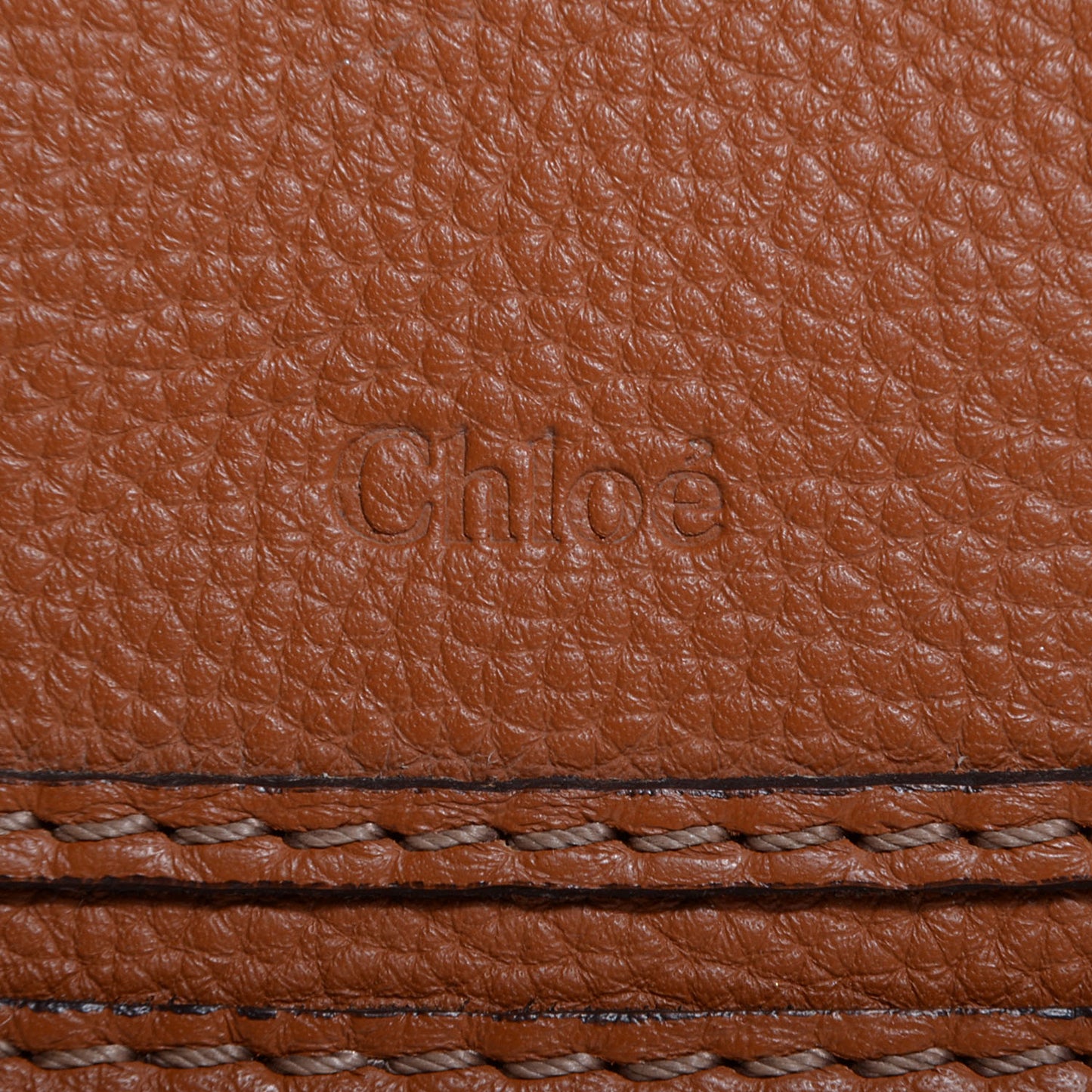 Calfskin Large Marcie Satchel Tan
