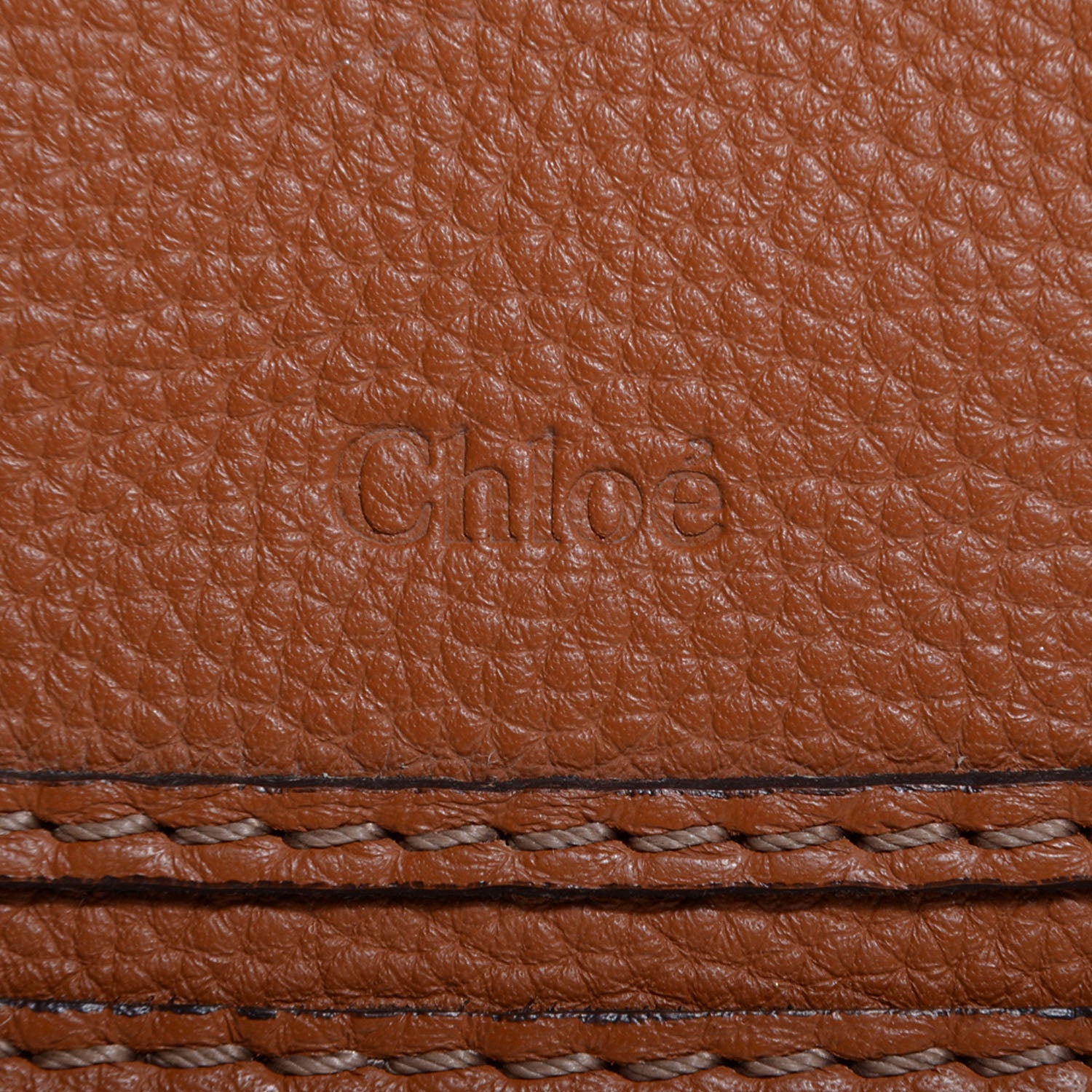 Chloe Calfskin Large Marcie Satchel Tan 11 of 12