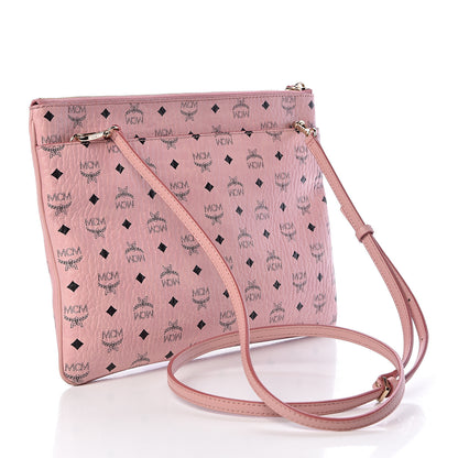 MCM Visetos Medium Crossbody Pouch Soft Pink 3 of 11