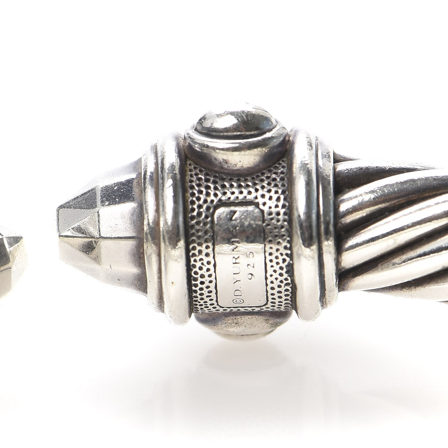David Yurman Sterling Silver 10mm Renaissance Cable Bracelet 5 of 5