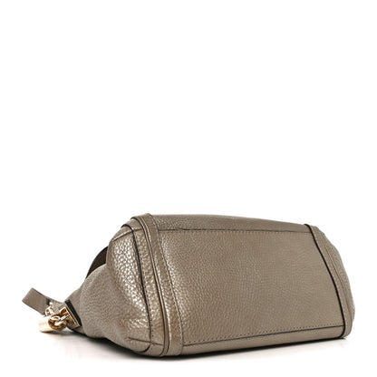 Gucci Monogram Calfskin Medium Bella Flap Bag Beige Ebony Champagne 4 of 10