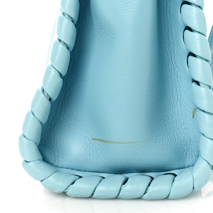 Fendi Nappa Lace Up Mini Peekaboo Iconic Satchel Turchese 10 of 10