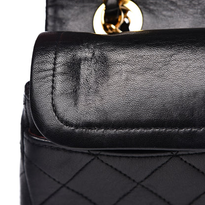 Chanel Lambskin Quilted Small Double Flap Black 11 of 24