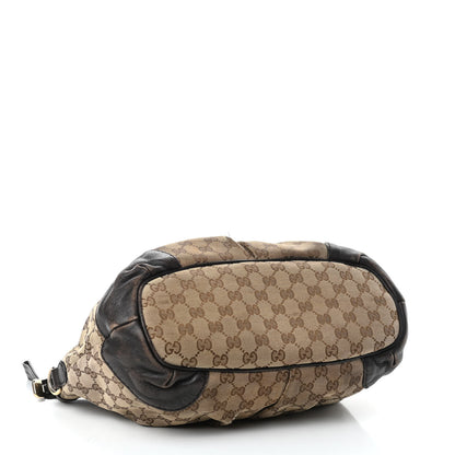 Gucci Monogram Medium Sukey Top Handle Dark Brown 4 of 13