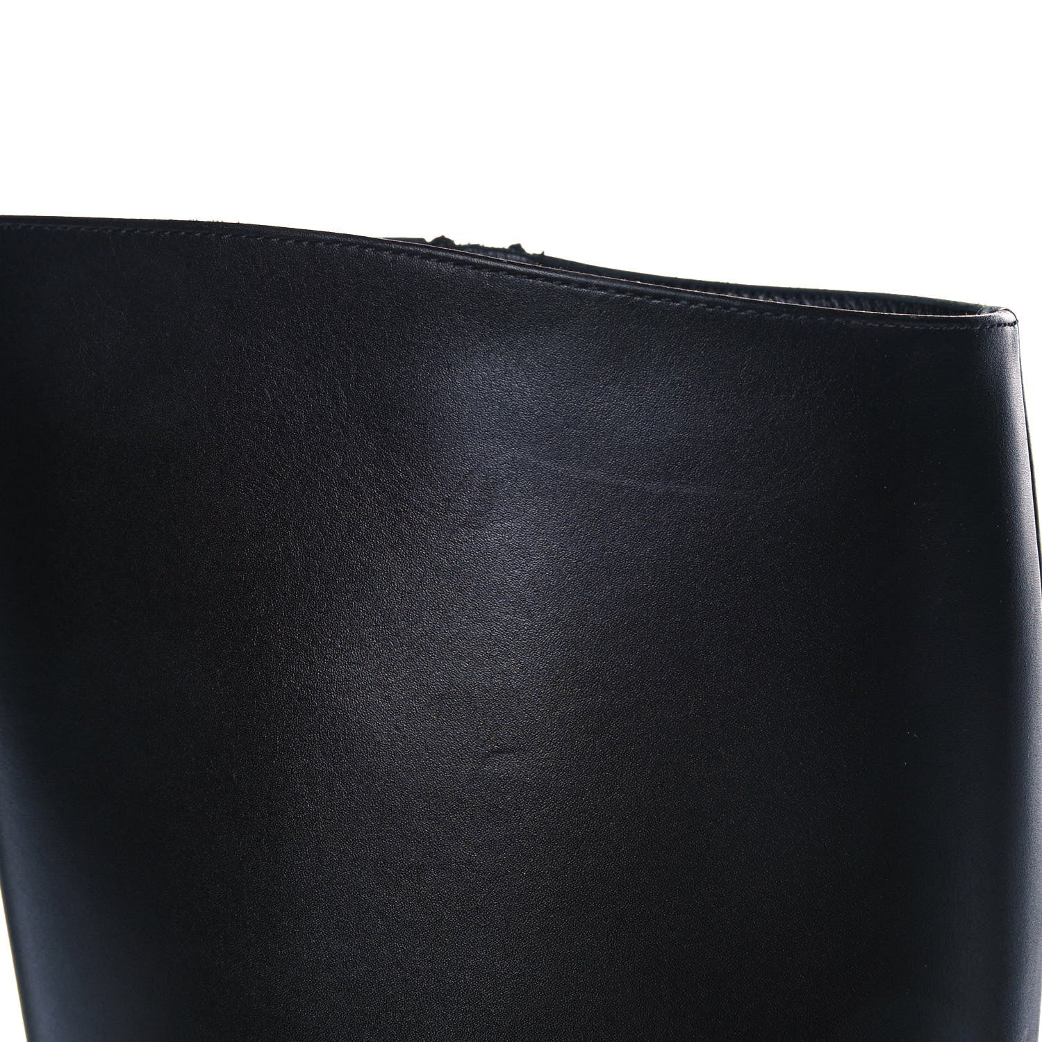 Saint Laurent Smooth Calfskin 68 Knee High Boots 38.5 Black 10 of 10
