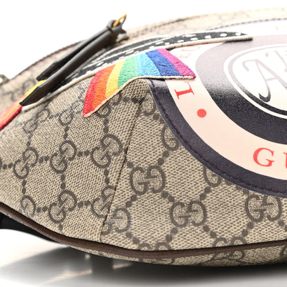 Gucci GG Supreme Monogram Courrier Belt Bag Beige New Acero 9 of 12