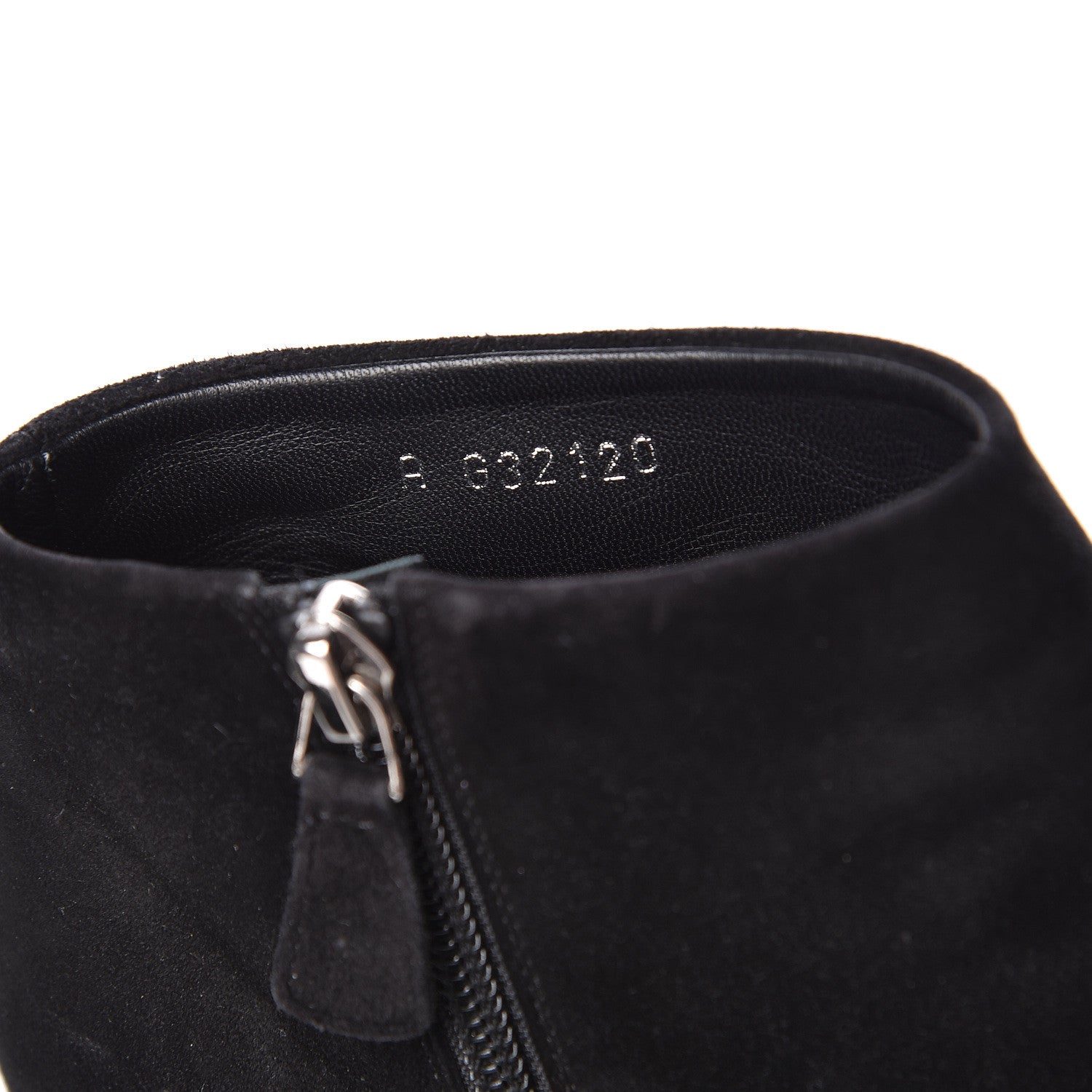 Chanel Suede CC Cap Toe Ankle Booties Boots 38.5 Black 10 of 11