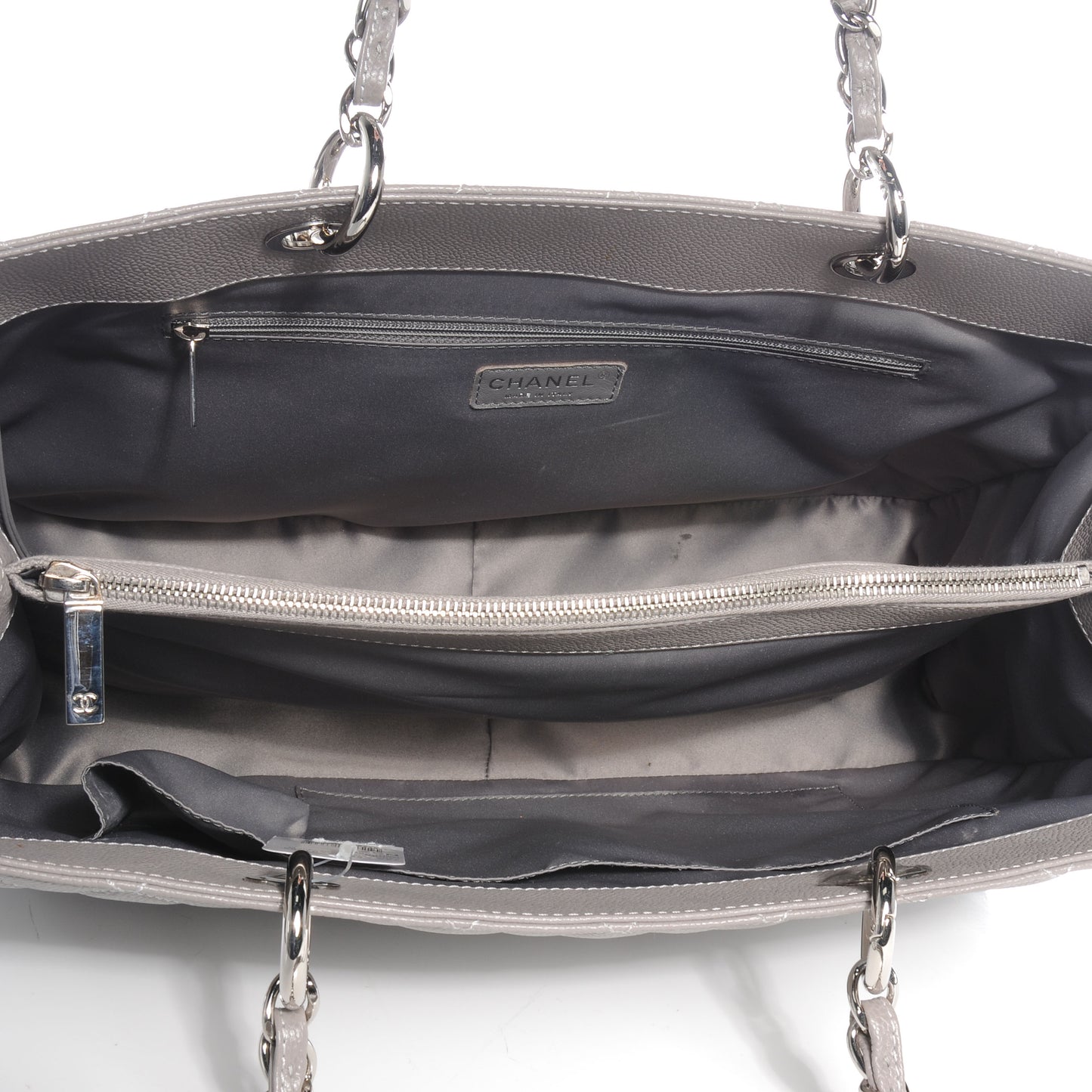 Caviar XL Grand Shopping Tote GST Grey