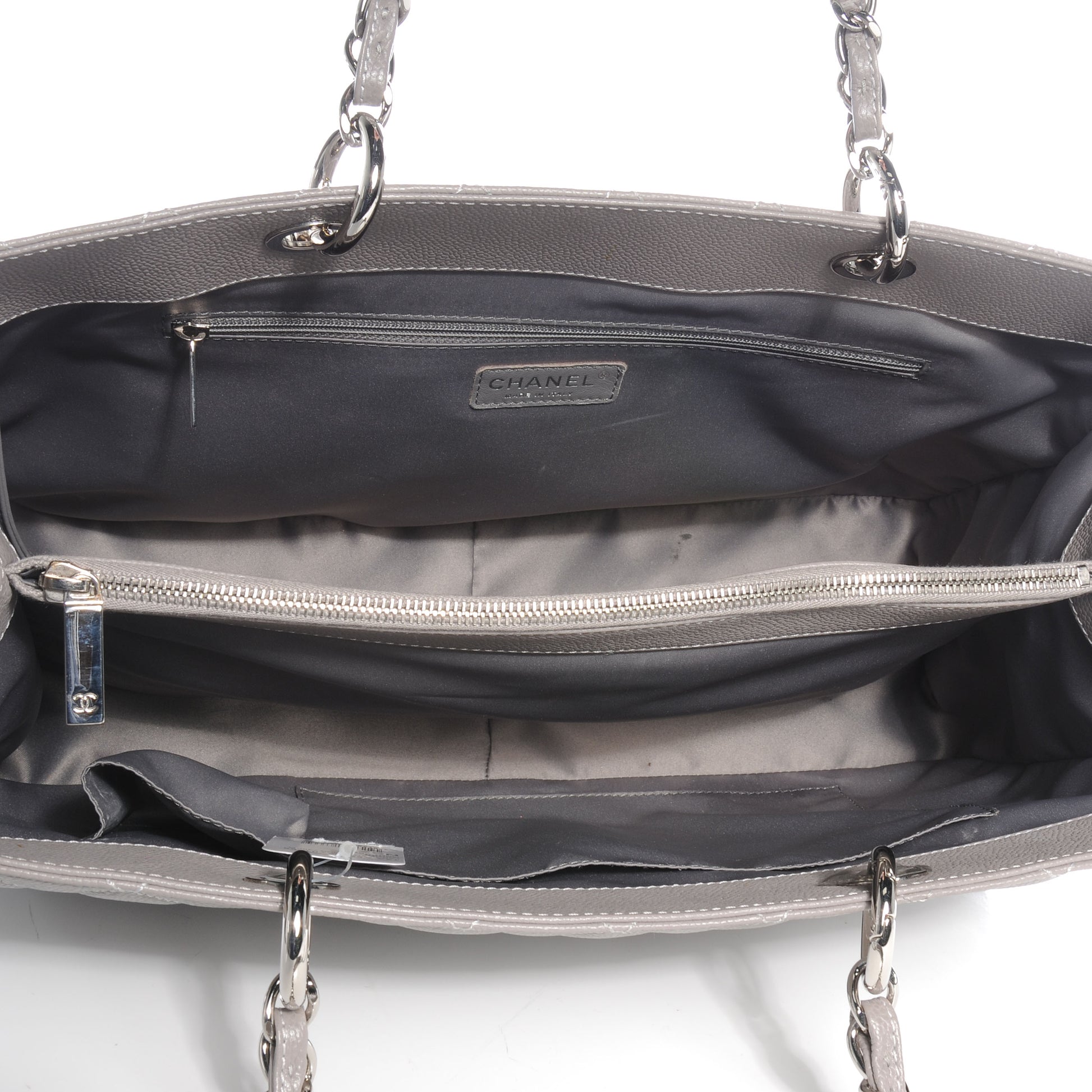Chanel Caviar XL Grand Shopping Tote GST Grey 6 of 8