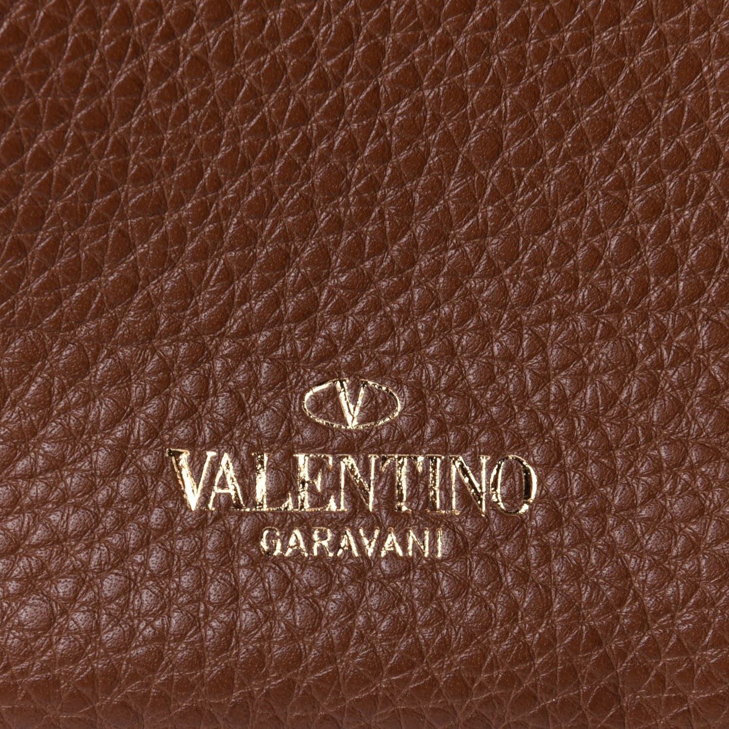 Valentino Garavani Grained Calfskin Rockstud Bucket Bag Deep Cuir 8 of 9