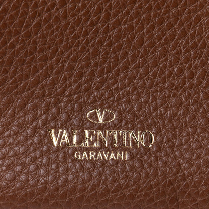 Valentino Garavani Grained Calfskin Rockstud Bucket Bag Deep Cuir 8 of 9