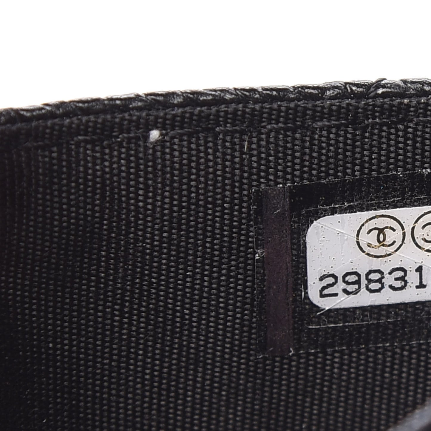 Caviar Quilted Incognito Card Holder Black