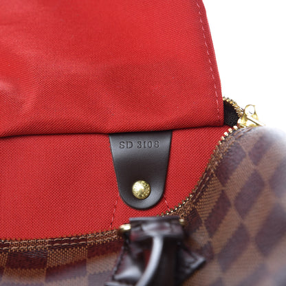 Louis Vuitton Damier Ebene Speedy Bandouliere 25 6 of 10