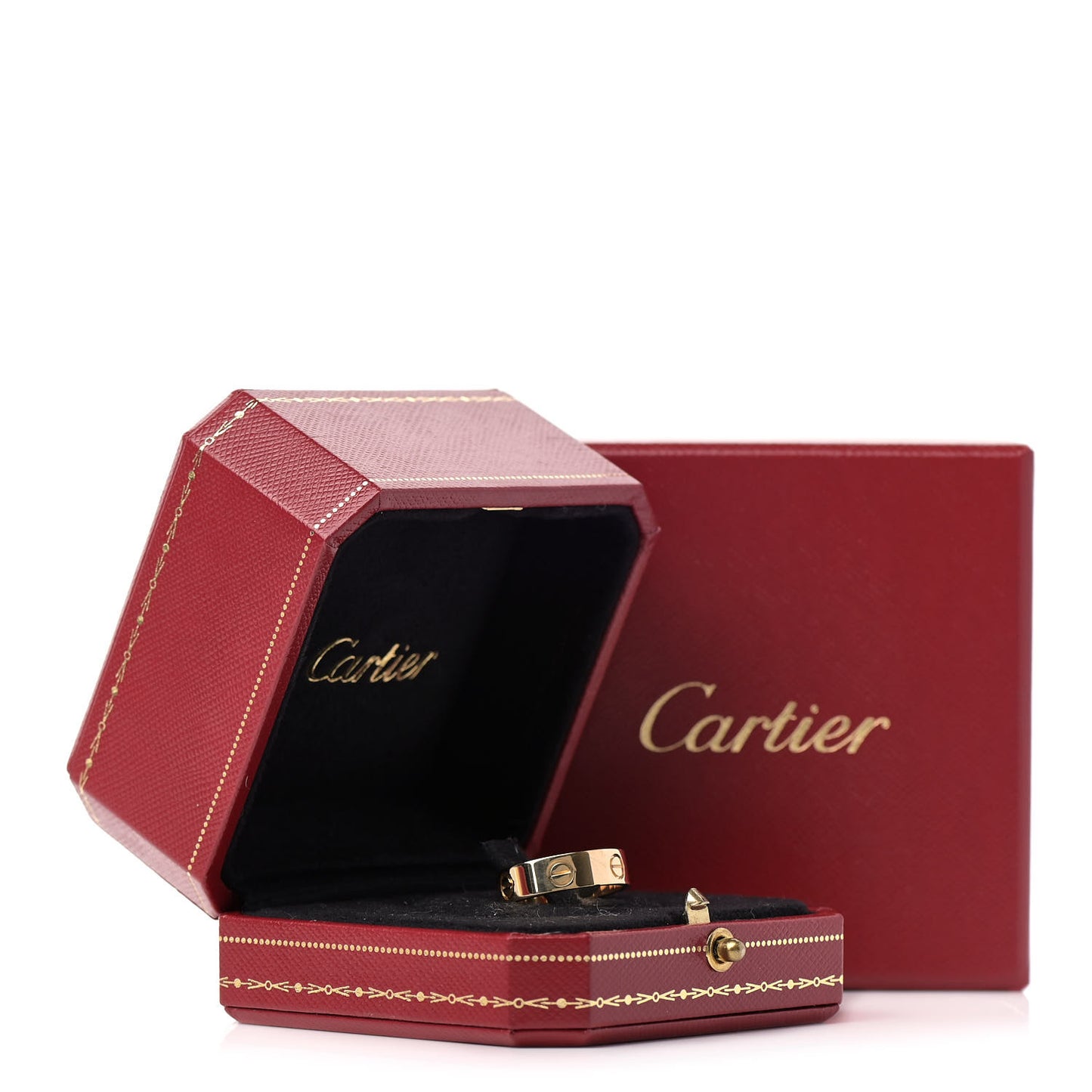 18K Yellow Gold 5.5mm LOVE Ring 54 7