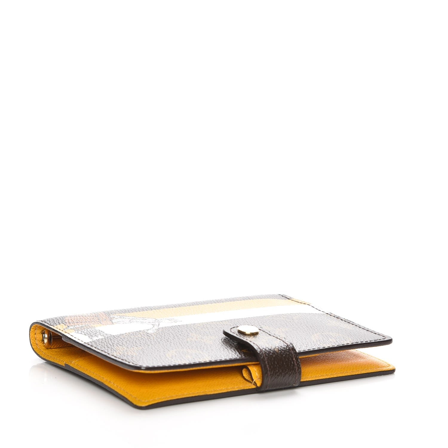 Louis Vuitton Monogram Groom Small Ring Agenda Cover Yellow 12 of 16