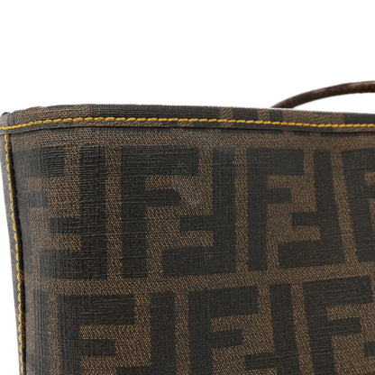 Fendi Zucca Spalmati Small Roll Tote Tobacco Yellow 14 of 18