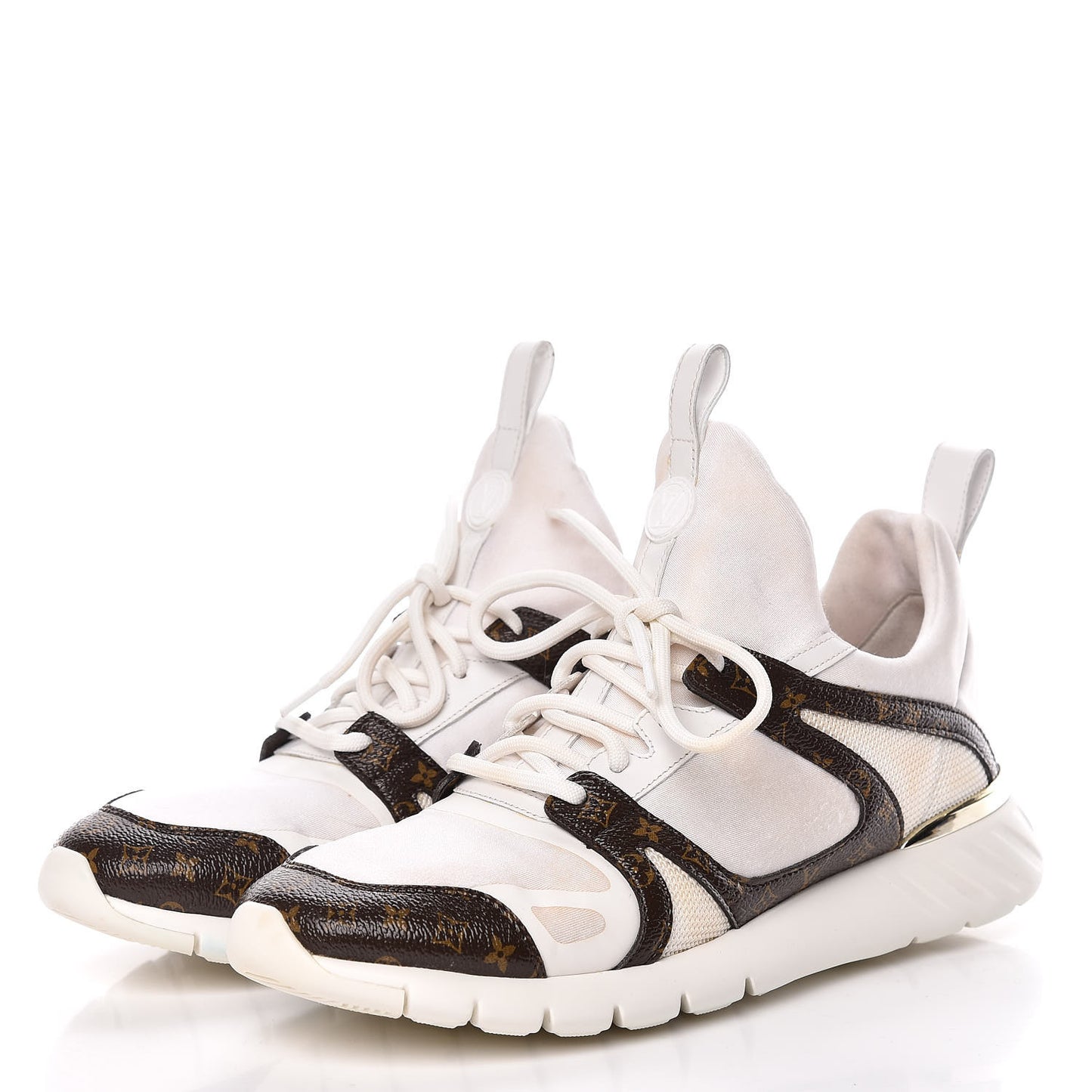 Technical Nylon Monogram Rubber Aftergame Sneakers 38.5