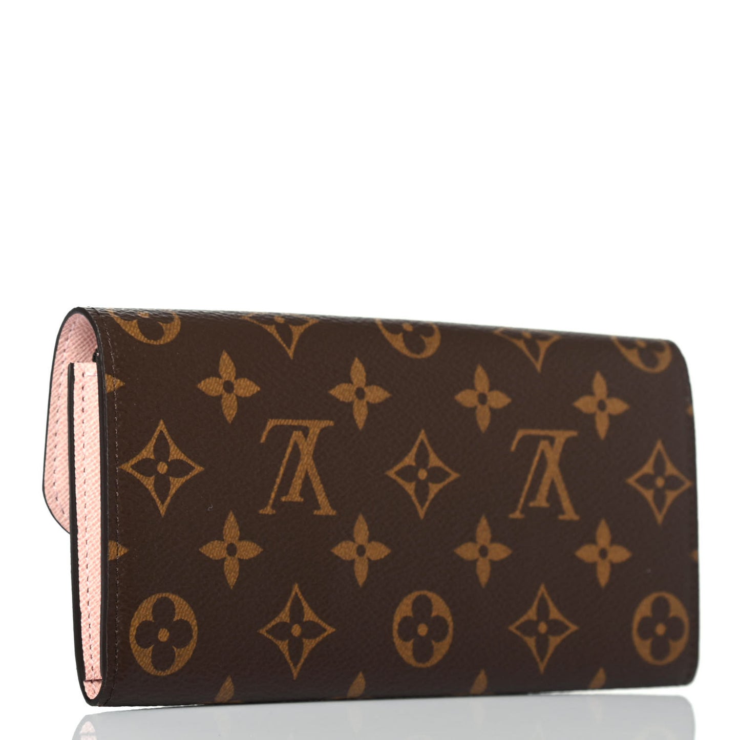 Monogram Emilie Wallet Rose Ballerine