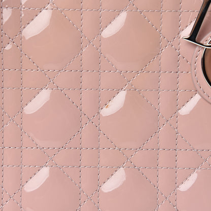Christian Dior Patent Cannage Large Lady Dior Light Pink 9 of 18