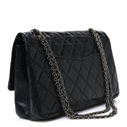 Chanel Aged Calfskin Quilted 2.55 Reissue 226 Flap Black 3 of 11