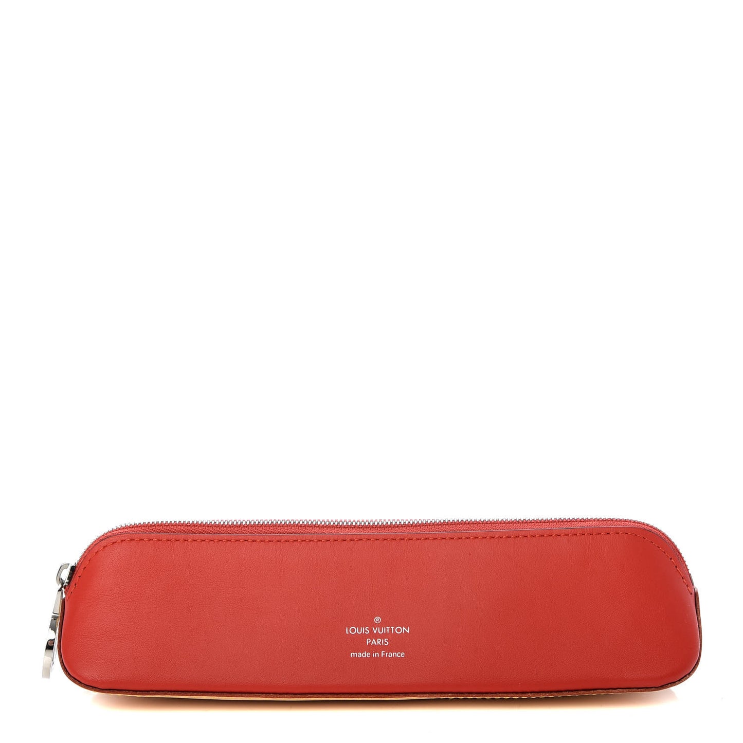 Monogram Elizabeth Pencil Pouch Red