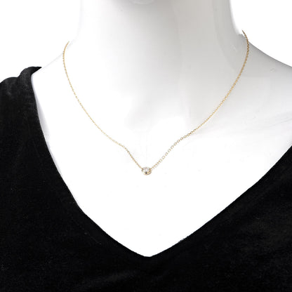 Cartier 18K Pink Gold Diamond LM D'Amour Pendant Necklace 2 of 5