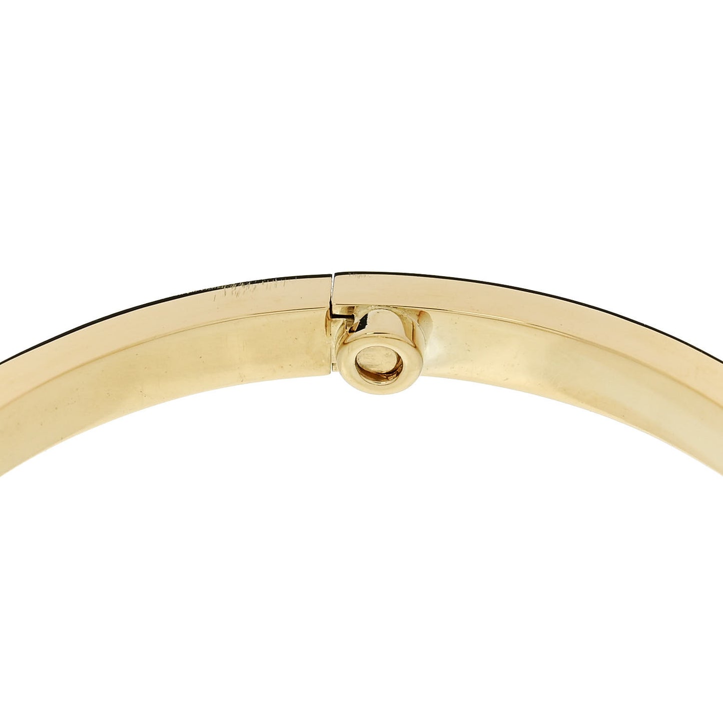 18K Yellow Gold 6 Diamond Small LOVE Bracelet 15