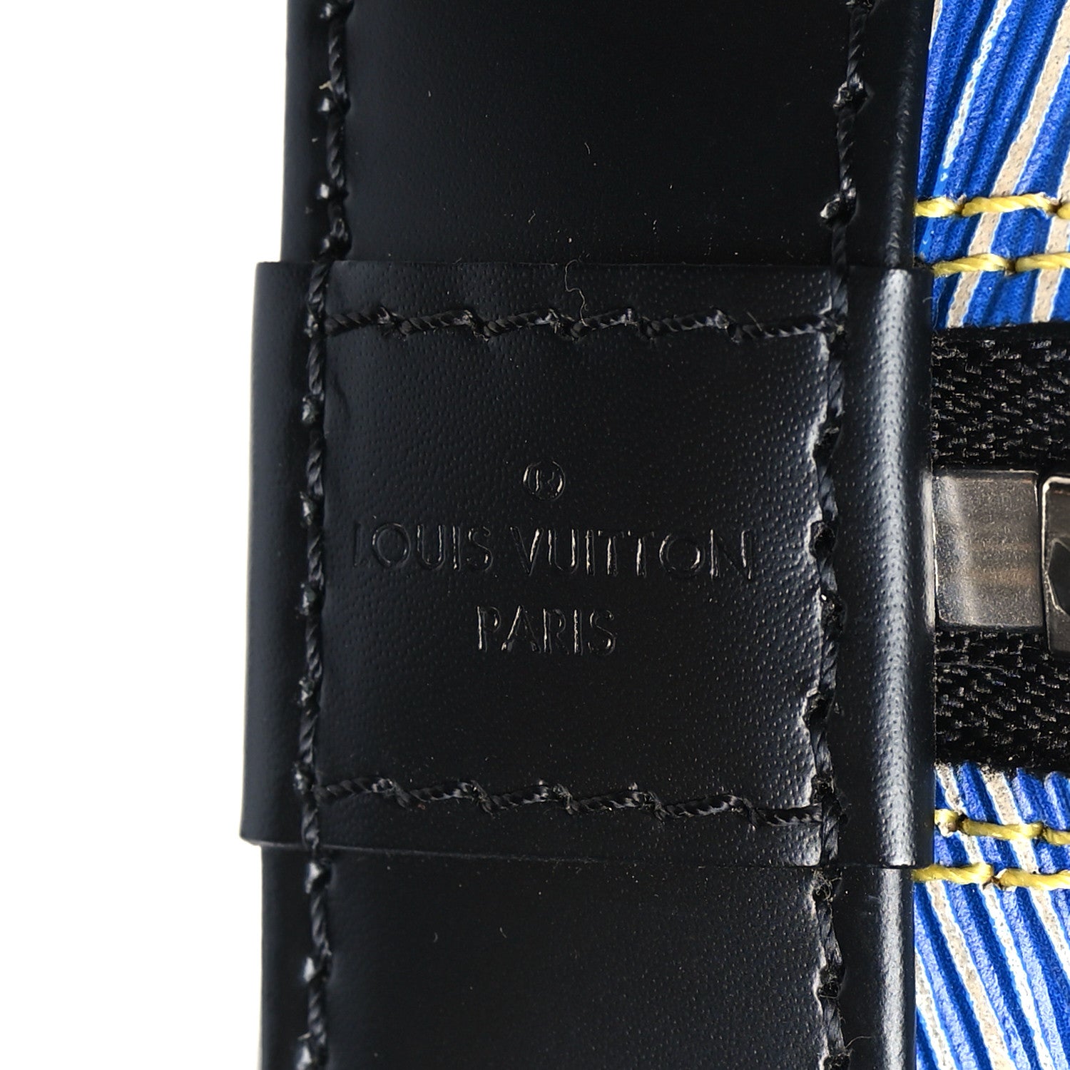 Louis Vuitton Epi Alma BB Denim Light 6 of 8