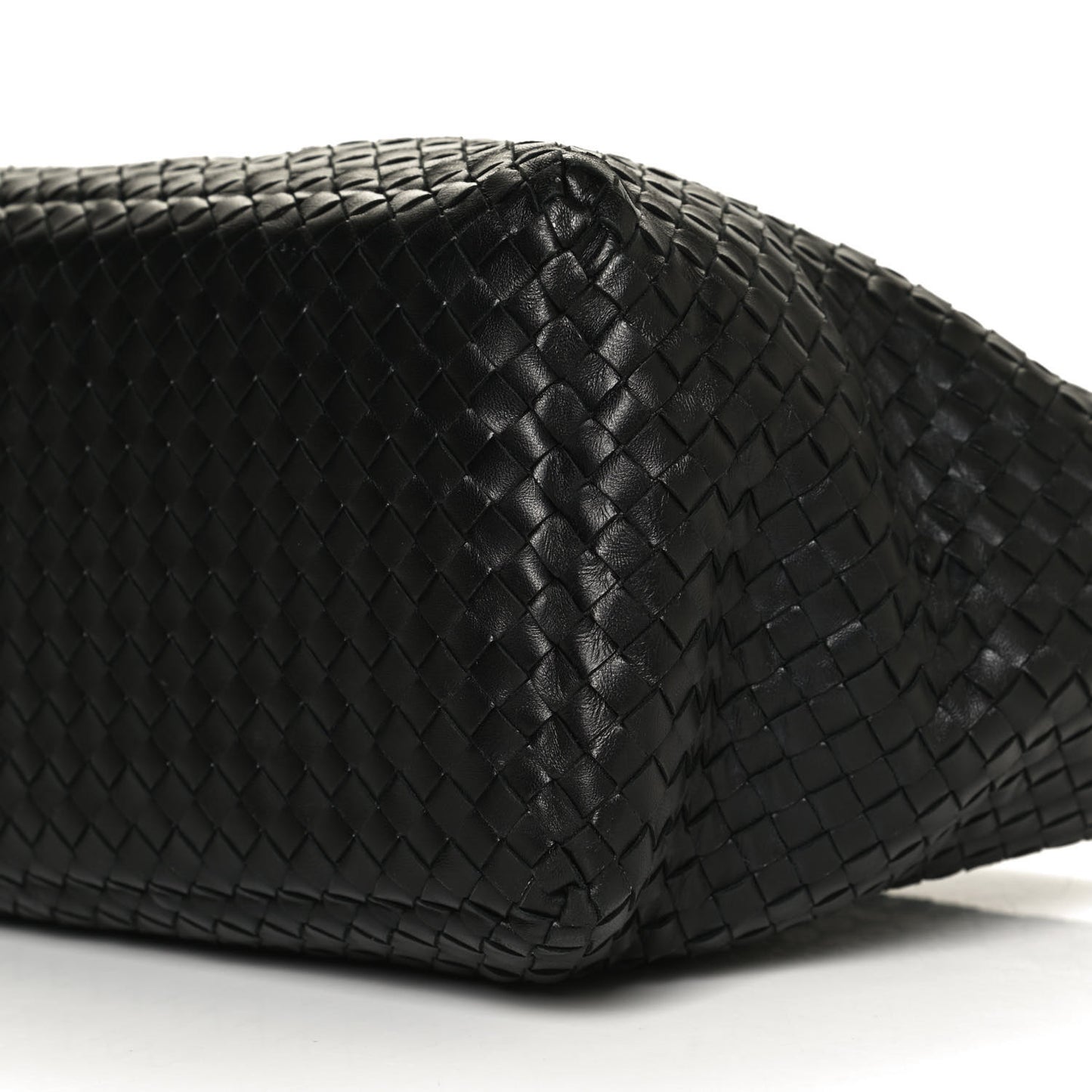Nappa Intrecciato Ayers Brick Tote Black