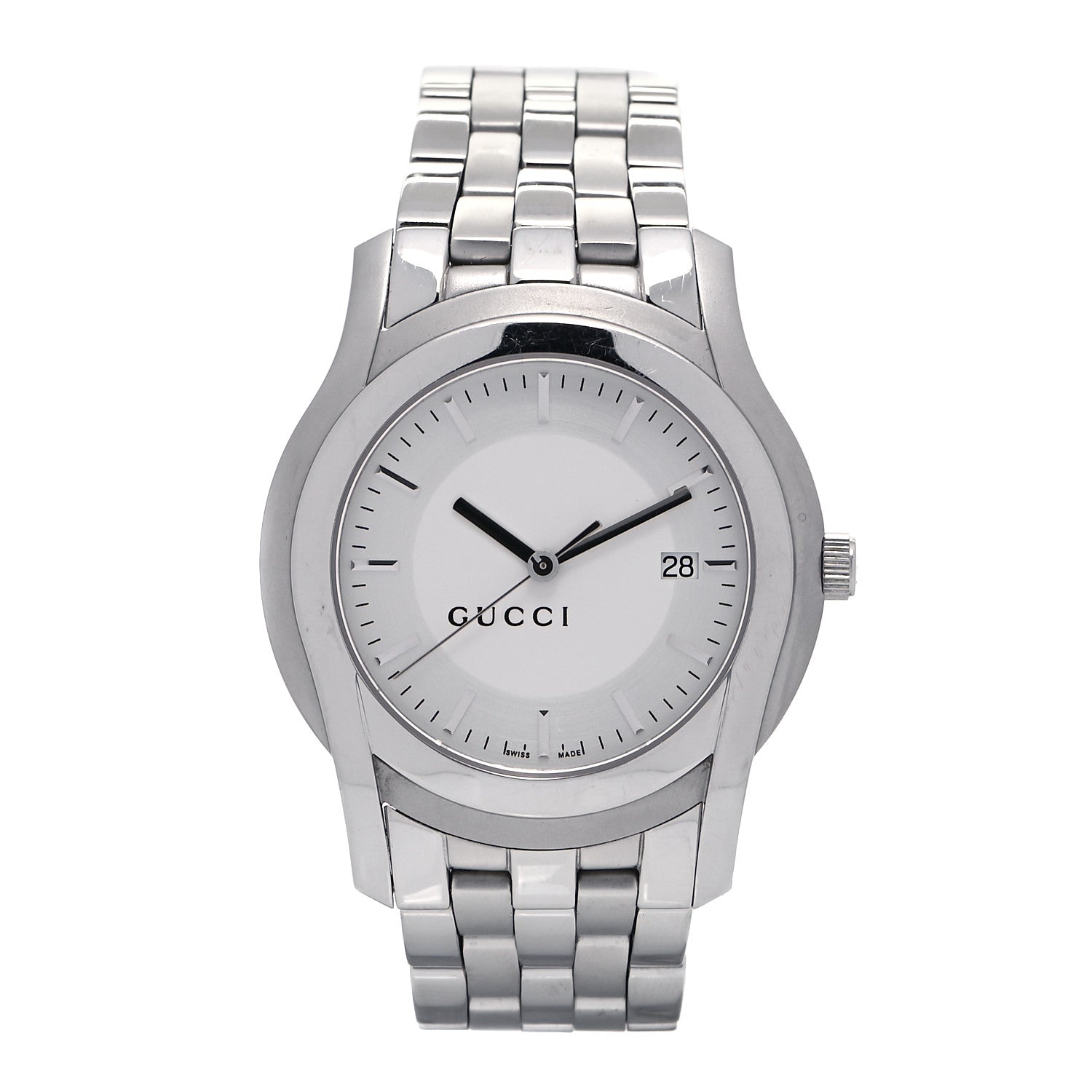 Gucci Stainless Steel 38mm 5500XL Quartz Watch 1 of 6
