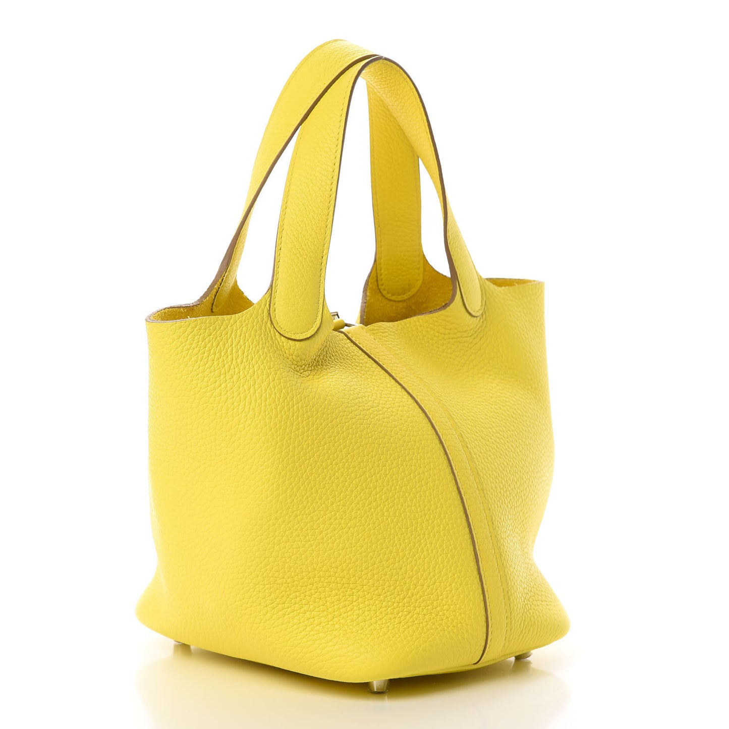 Taurillon Clemence Picotin Lock 18 PM Lime