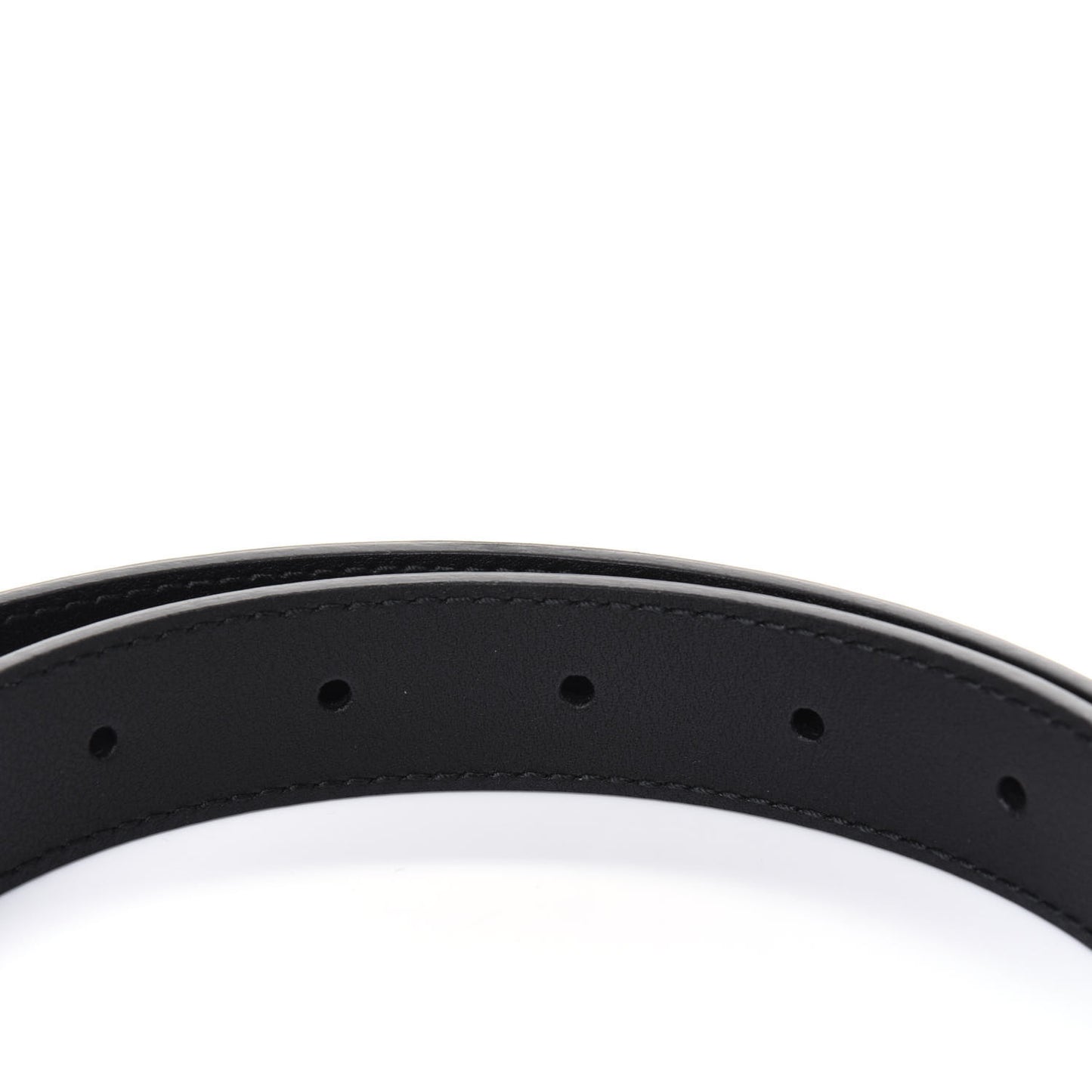 Calfskin Crystal Double G 30mm Belt 80 32 Black