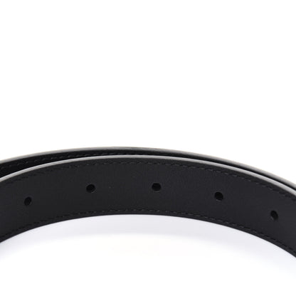Gucci Calfskin Crystal Double G 30mm Belt 80 32 Black 6 of 8
