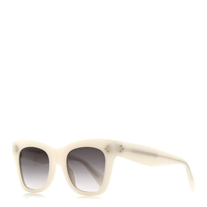 Celine Acetate Cat Eye Sunglasses CL4004IN White 1 of 7
