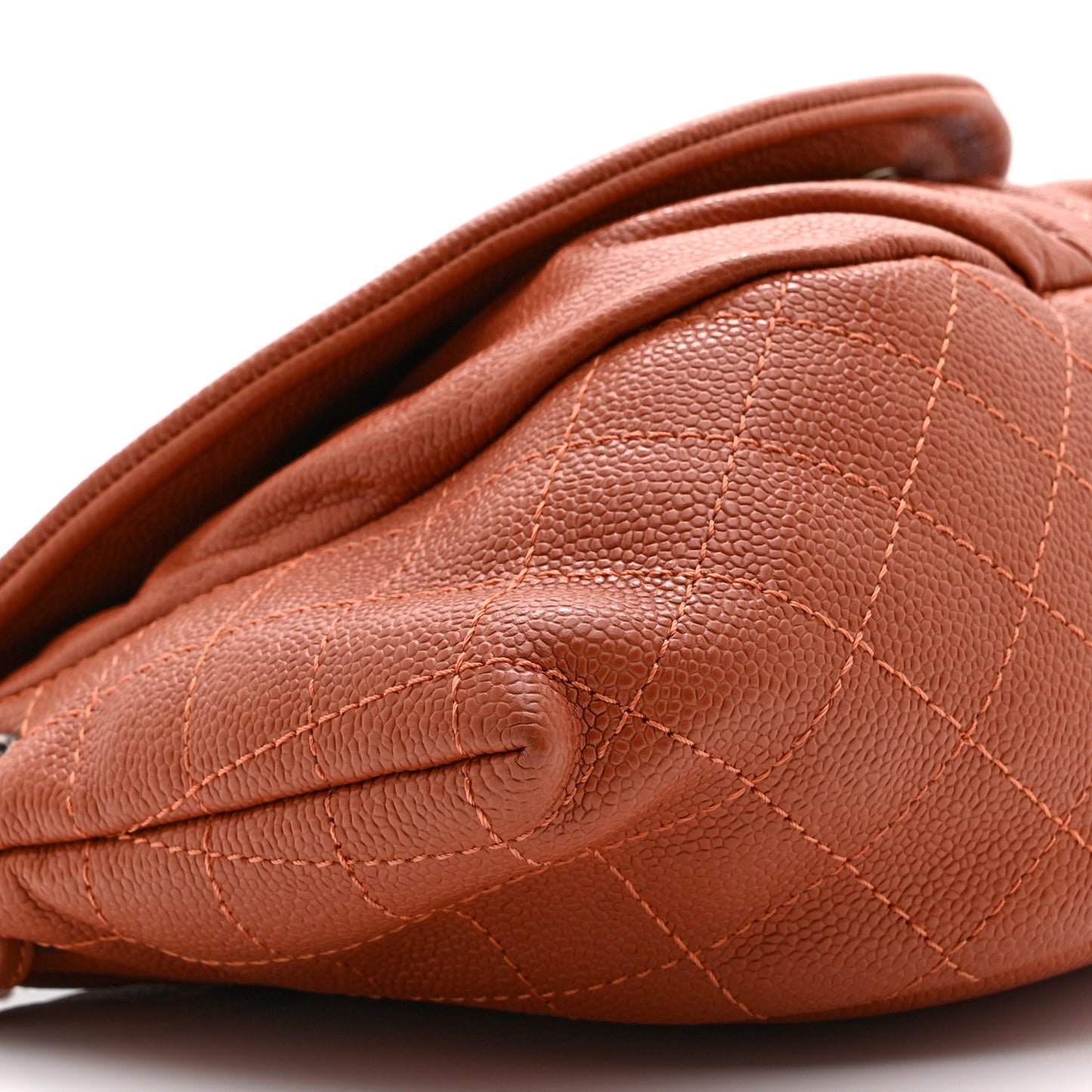 Caviar Half Moon Large Flap Pink