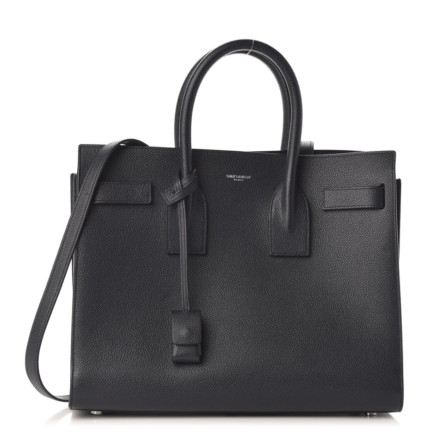 Grained Calfskin Small Sac De Jour Petrol