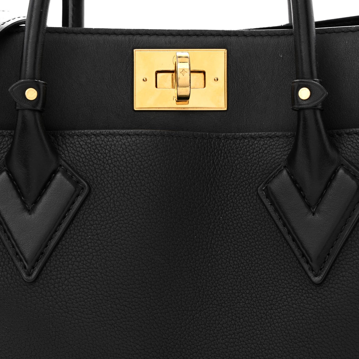 Calfskin Monogram Tufting On My Side Black