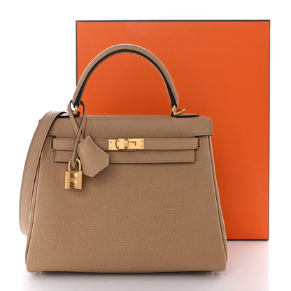 Hermes Togo Kelly Retourne 25 Chai 11 of 11