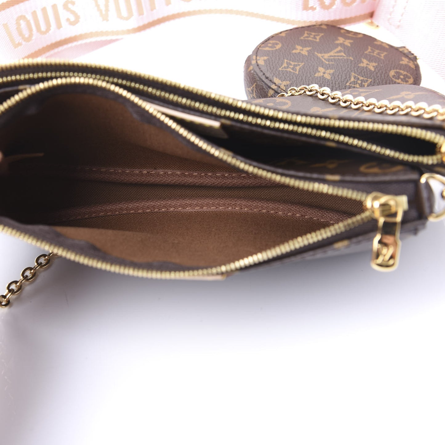 Monogram Multi Pochette Accessories Rose Clair