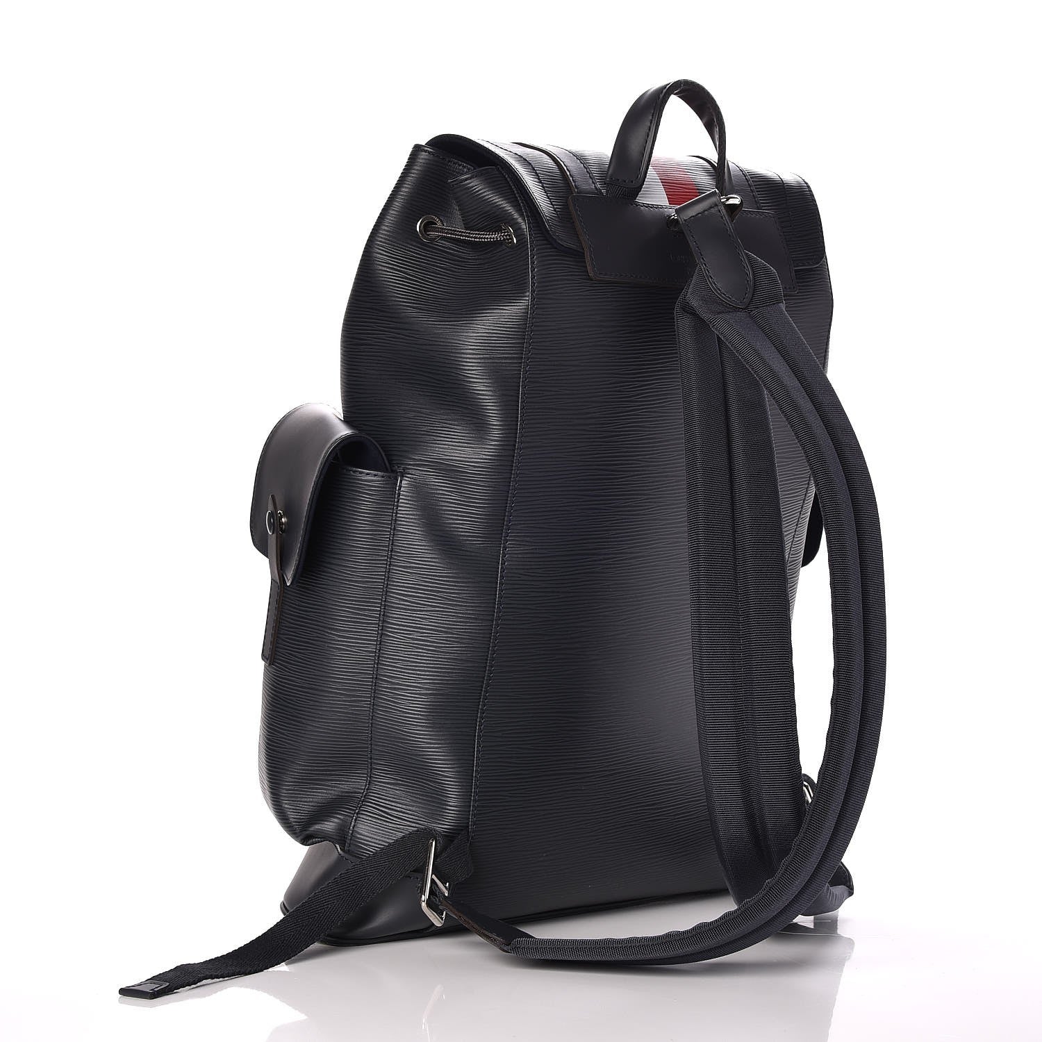Louis Vuitton Epi Christopher Backpack Navy Stripes 3 of 7