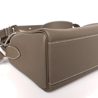 Hermes Togo Kelly Messenger Etoupe 8 of 9