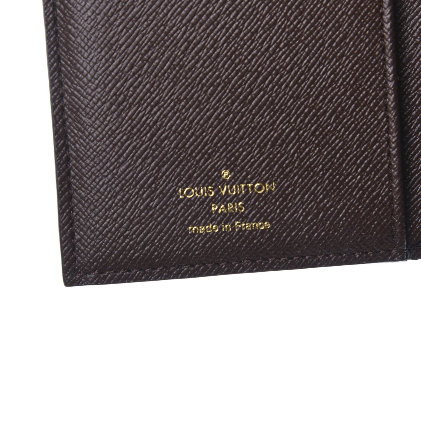 Damier Ebene Normandy Compact Wallet Rose Ballerine