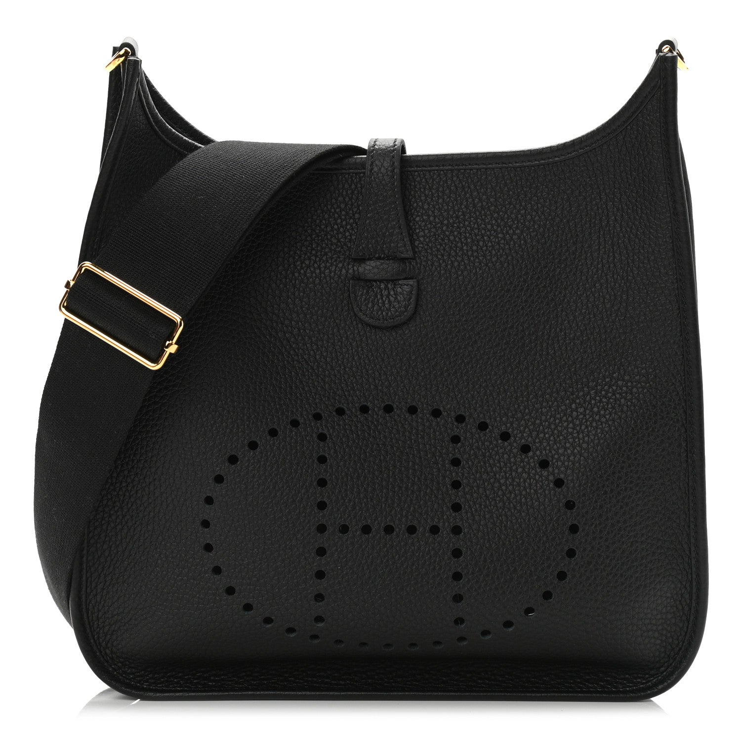 Hermes Taurillon Clemence Evelyne III PM Black 1 of 10