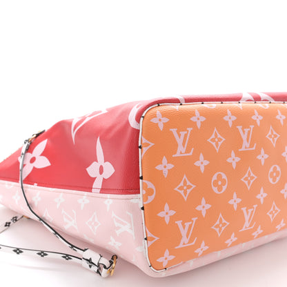Louis Vuitton Monogram Giant Neverfull MM Rouge 10 of 12