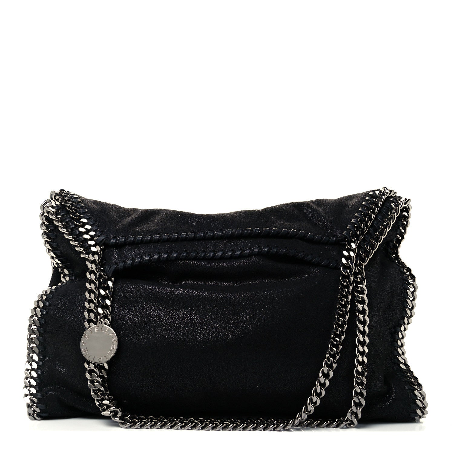 Stella McCartney Shaggy Deer Falabella Fold Over Tote Black 1 of 11